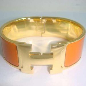 Hermes H Enamel Bracelet (Varied Colors)