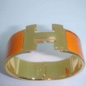 Hermes H Enamel Bracelet (Varied Colors)