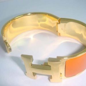 Hermes H Enamel Bracelet (Varied Colors)