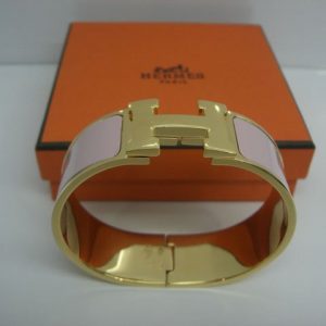 Hermes H Enamel Bracelet (Varied Colors)