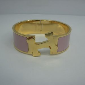 Hermes H Enamel Bracelet (Varied Colors)