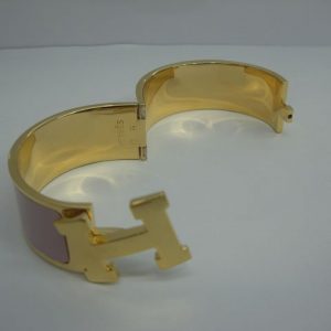 Hermes H Enamel Bracelet (Varied Colors)