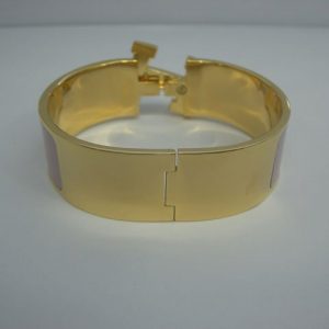 Hermes H Enamel Bracelet (Varied Colors)