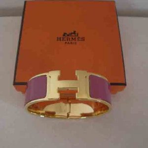 Hermes H Enamel Bracelet (Varied Colors)