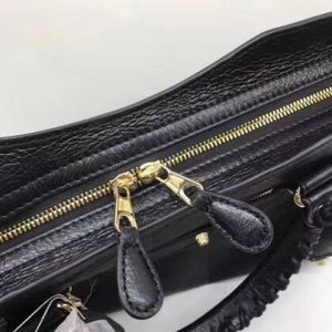 Balenciaga Classic Large Lambskin City Tote Bag Black