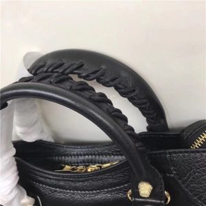 Balenciaga Classic Small Lambskin City Tote Bag Black