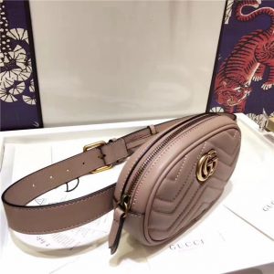 Gucci GG Marmont Matelasse Replica Leather Belt Bag (Varied Colors)