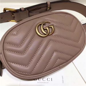 Gucci GG Marmont Matelasse Replica Leather Belt Bag (Varied Colors)