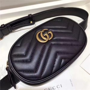 Gucci GG Marmont Matelasse Replica Leather Belt Bag (Varied Colors)