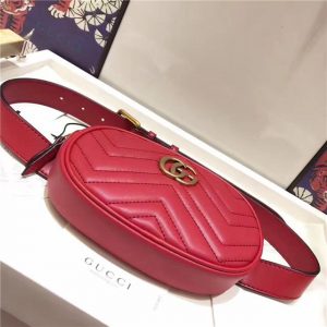 Gucci GG Marmont Matelasse Replica Leather Belt Bag (Varied Colors)