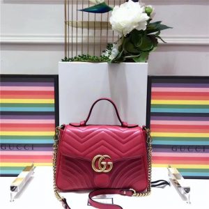 Gucci GG Marmont Small Replica Top Handle Bag (Varied Colors)