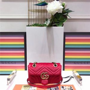 Gucci GG Marmont Velvet Mini Fake Bag (Varied Colors)