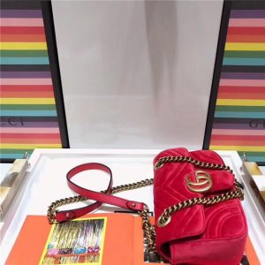 Gucci GG Marmont Velvet Mini Fake Bag (Varied Colors)