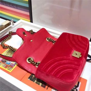 Gucci GG Marmont Velvet Mini Fake Bag (Varied Colors)