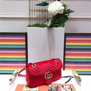 Gucci GG Marmont Matelasse Small Replica Shoulder Bag Velvet (Varied Colors)