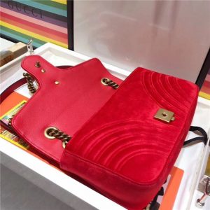 Gucci GG Marmont Matelasse Small Replica Shoulder Bag Velvet (Varied Colors)