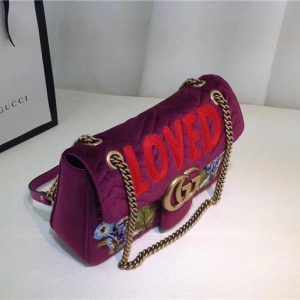 Gucci GG Marmont Embroidered Bag (Varied Colors)