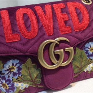 Gucci GG Marmont Embroidered Bag (Varied Colors)