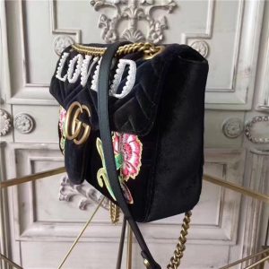 Gucci GG Marmont Embroidered Bag (Varied Colors)