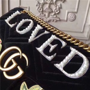 Gucci GG Marmont Embroidered Bag (Varied Colors)