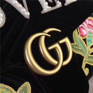 Gucci GG Marmont Embroidered Bag (Varied Colors)