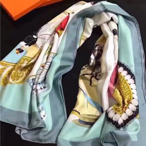 Hermes Silk Scarf (Varied Colors)