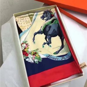 Hermes Silk Scarf (Varied Colors)