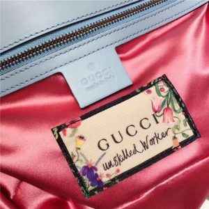 Gucci Unskilled Worker GG Marmont Shoulder Bag Jeanie’s Garden Leather