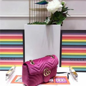 Gucci GG Marmont Velvet Replica Small Shoulder Bag (Varied Colors)