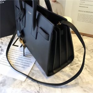 Yves Saint Laurent Classic Small SAC DE JOUR Black Leather