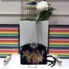 Gucci Ophidia Embroidered Small Shoulder Bag Suede