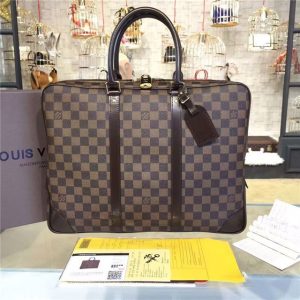 Louis Vuitton Porte-Documents Voyage Damier Ebene Canvas