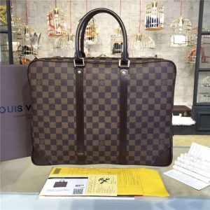 Louis Vuitton Porte-Documents Voyage Damier Ebene Canvas