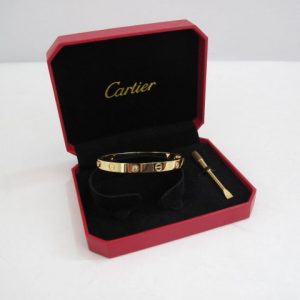 Cartier Gorgeous Love Fake Bracelet Yellow Gold (Women Size)