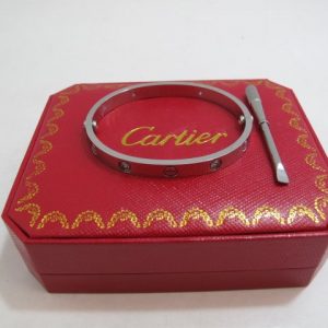 Cartier Gorgeous Love Replica Bracelet Silver (Women Size)