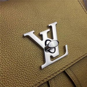 Louis Vuitton Lockme Backpack Mini Gold