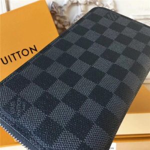 Louis Vuitton Zippy Wallet Damier Graphite Canvas