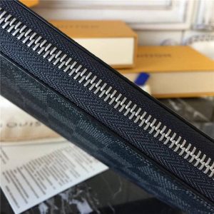 Louis Vuitton Zippy Wallet Damier Graphite Canvas