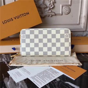 Louis Vuitton Zippy Wallet Replica Damier Azur