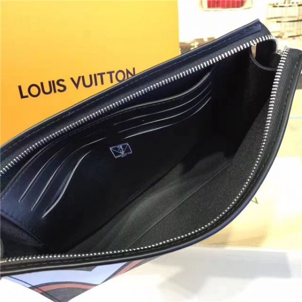 Louis Vuitton Pochette Voyage MM Damier Cobalt Canvas