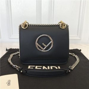 Fendi Kan I Small Leather Bag (Varied Colors)
