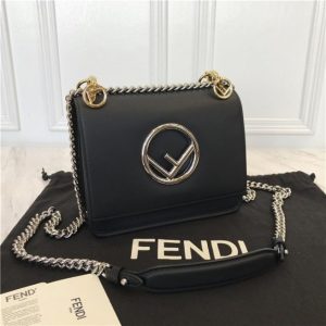 Fendi Kan I Small Leather Bag (Varied Colors)