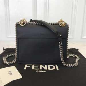 Fendi Kan I Small Leather Bag (Varied Colors)