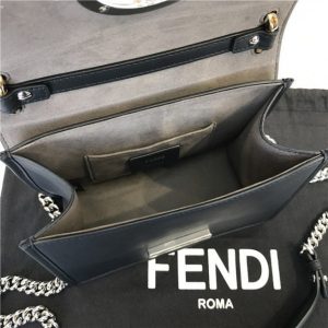 Fendi Kan I Small Leather Bag (Varied Colors)