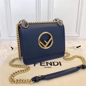 Fendi Kan I Small Leather Bag (Varied Colors)