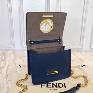 Fendi Kan I Small Leather Bag (Varied Colors)