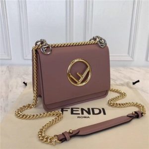 Fendi Kan I Small Leather Bag (Varied Colors)