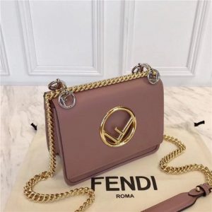 Fendi Kan I Small Leather Bag (Varied Colors)