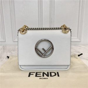 Fendi Kan I Small Leather Bag (Varied Colors)