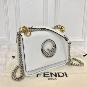 Fendi Kan I Small Leather Bag (Varied Colors)